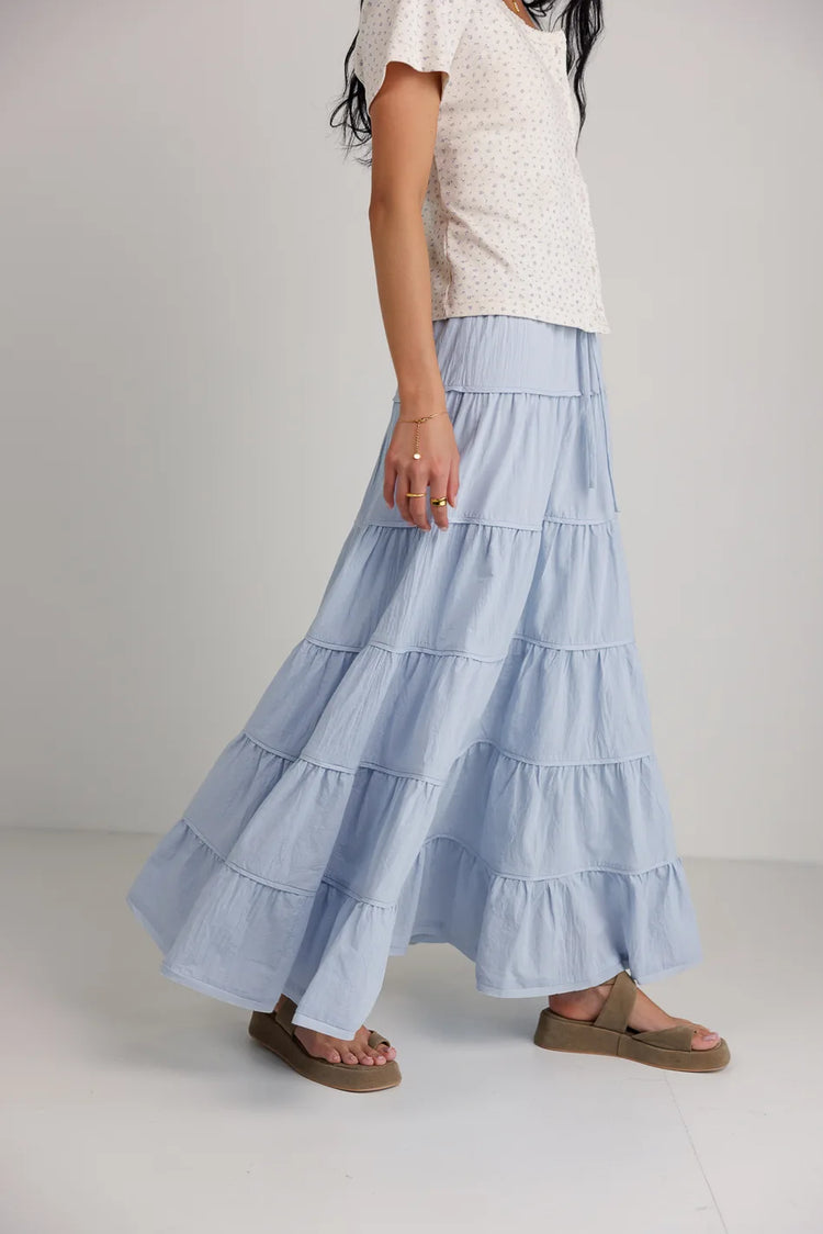 Maxi skirt in blue 