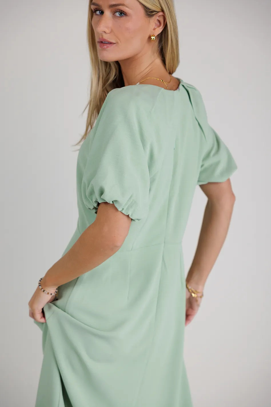 Maeve Midi Dress in Mint - FINAL SALE Maeve Midi Dress in Mint - FINAL SALE