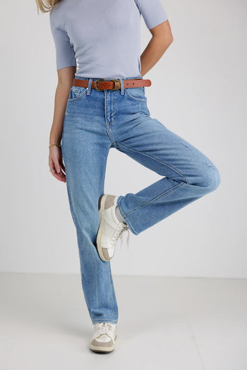 Straight leg denim 