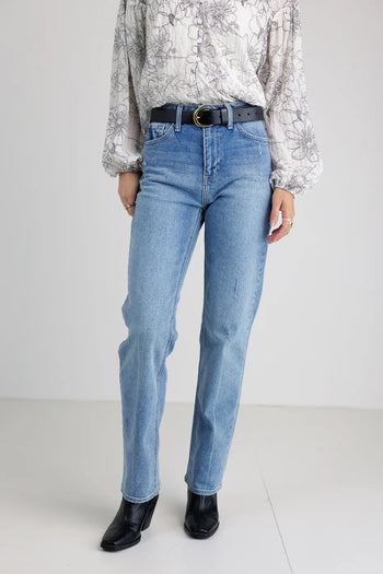 Denim in medium wash 