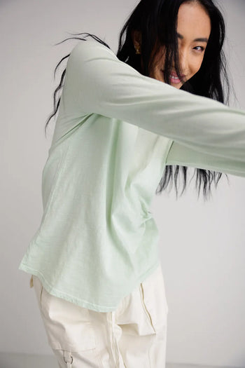 Long sleeves top in mint 