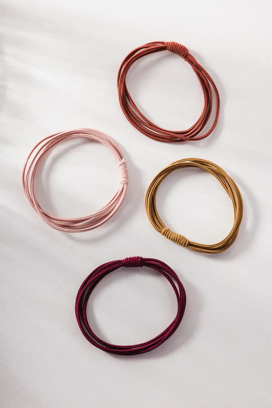 Round hair ties 