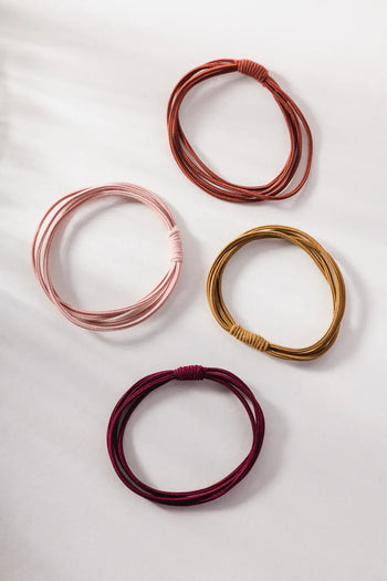 Round hair ties 