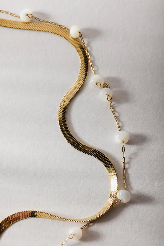 Pearl gold bracelet 