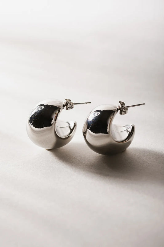 Bubble earrings in silver 