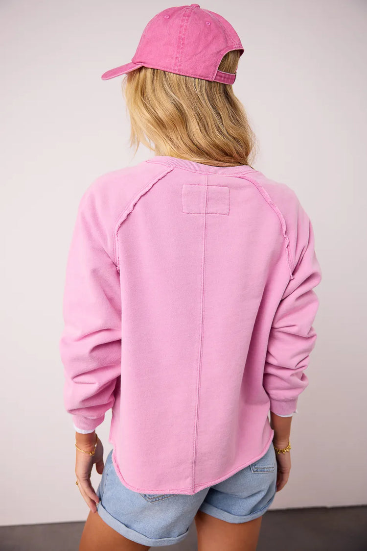 Plain pink color sweater 