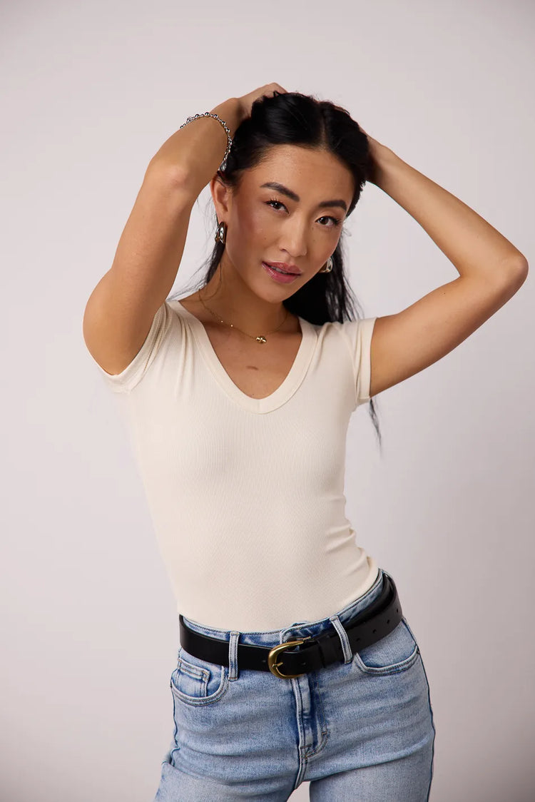 Top in ivory 