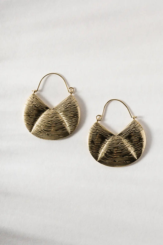 Gold earrings 