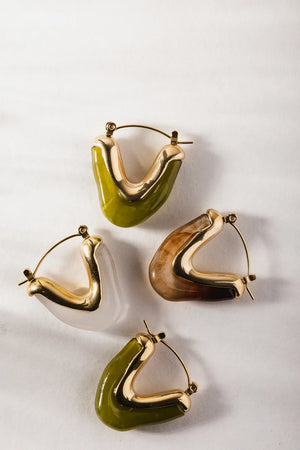 Ariella Earrings in Green