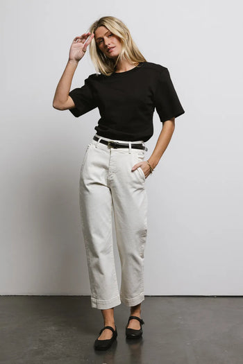 Short sleeves T-Shirt in black 