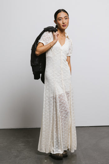 lace maxi dress