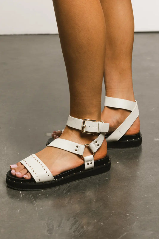 White sandals 