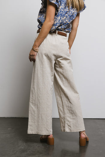 wide leg linen pants