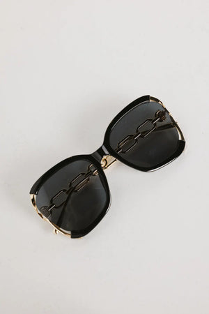 Lea Sunglasses in Black - FINAL SALE