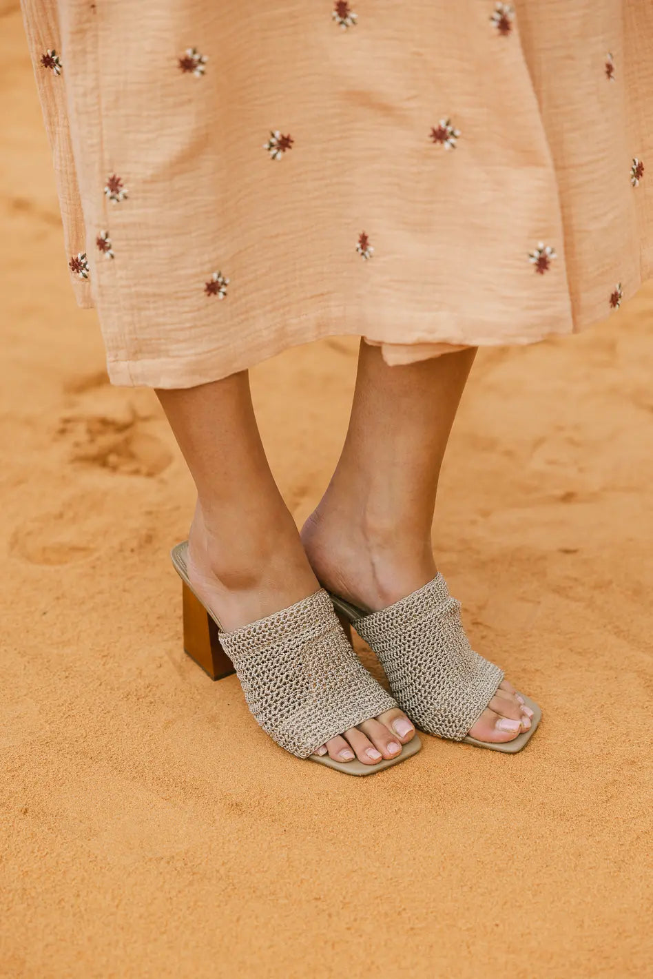 Taupe heel 