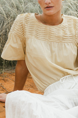 Mariana Blouse in Sand - FINAL SALE