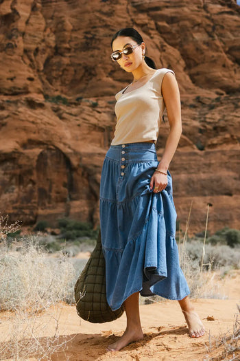 Denim skirt 