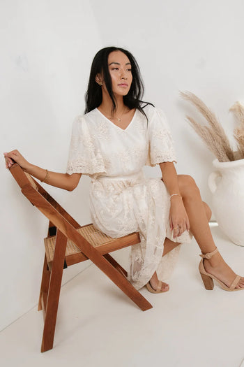 Floral Embroidered Dress