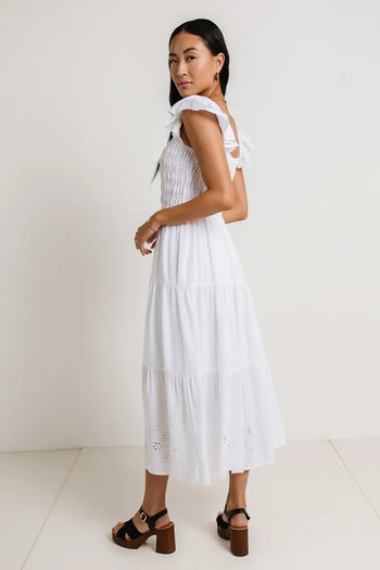 Maxi dress in white 