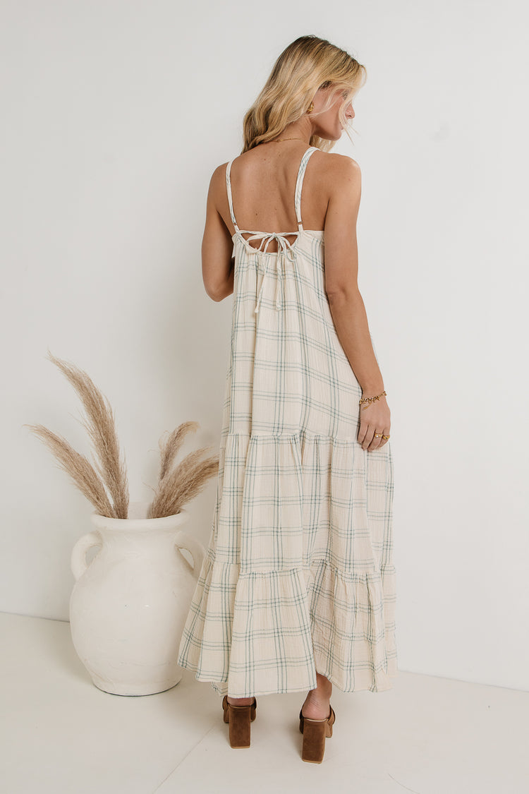 maxi dress with back tie