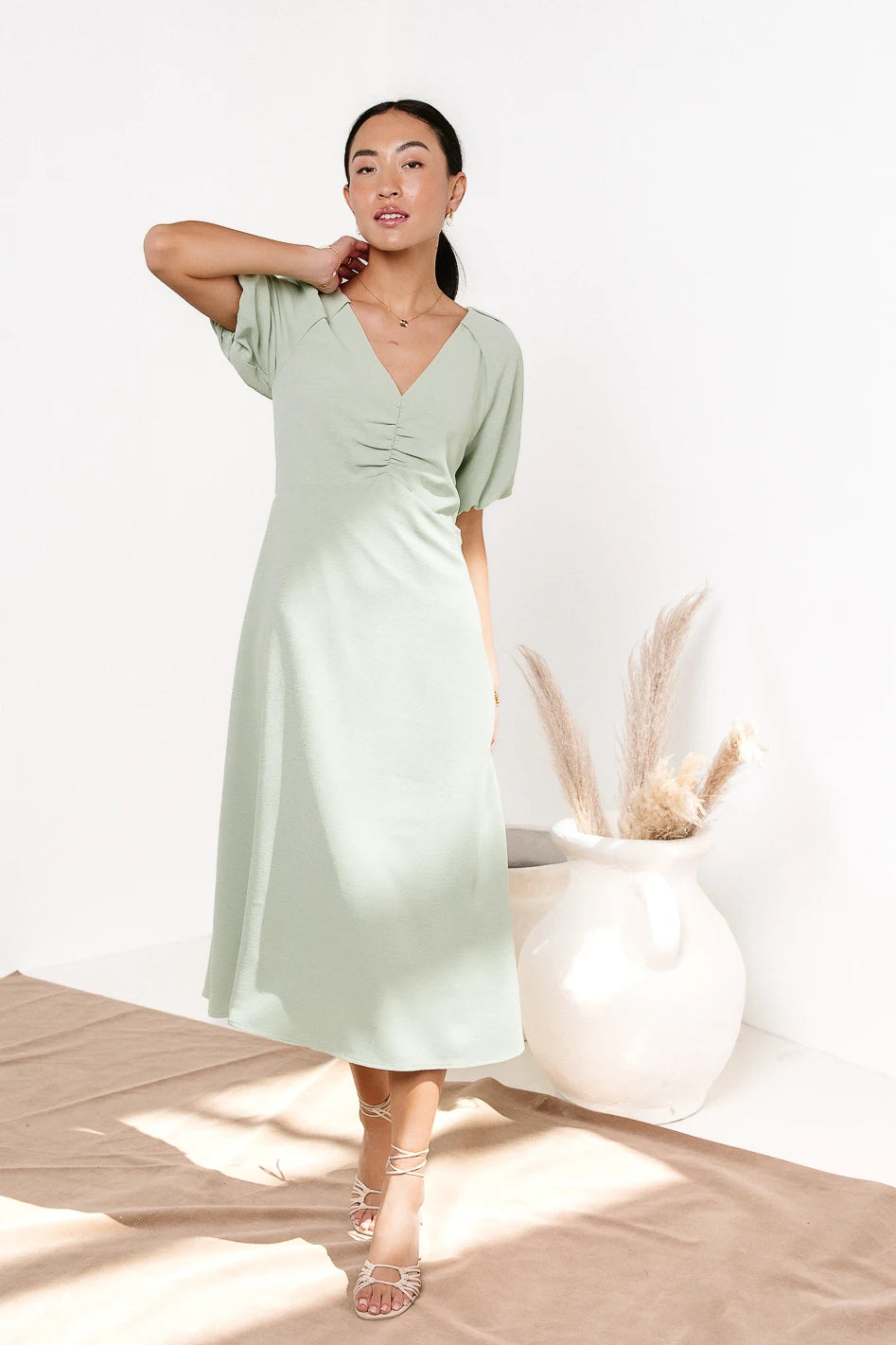 Maeve Midi Dress in Mint