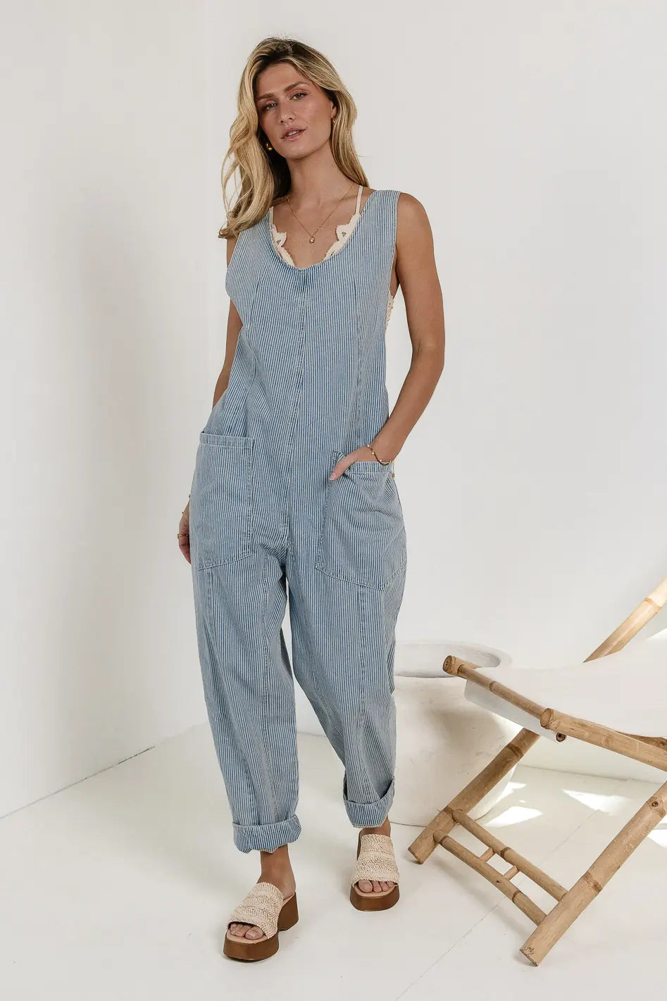 Denim jumpsuit 