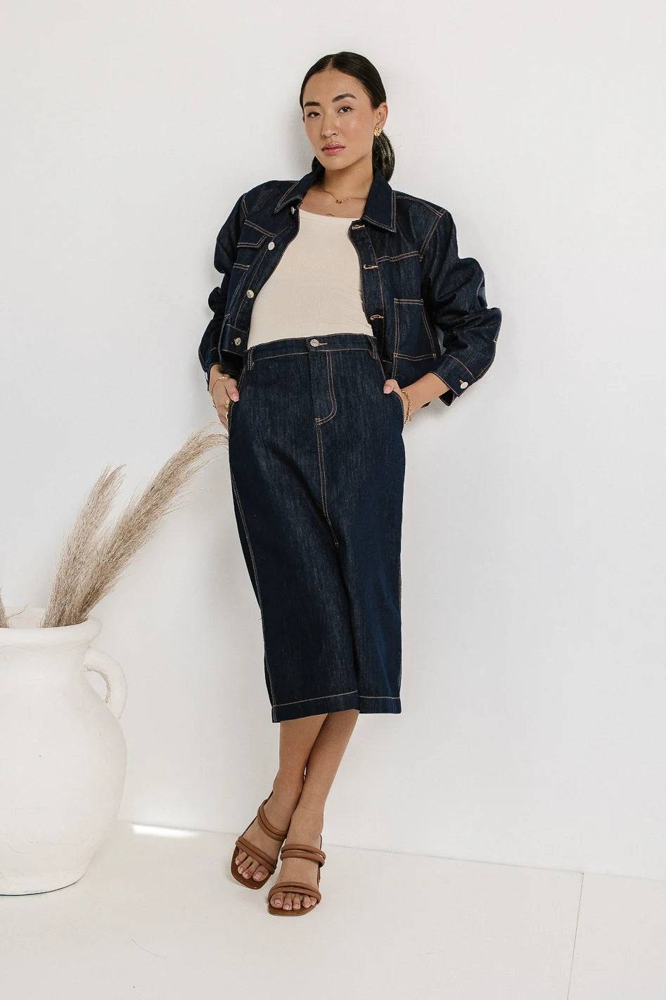 Dark Wash Denim Jacket 