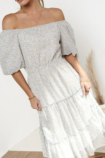 Samira Ditsy Floral Midi Dress - FINAL SALE