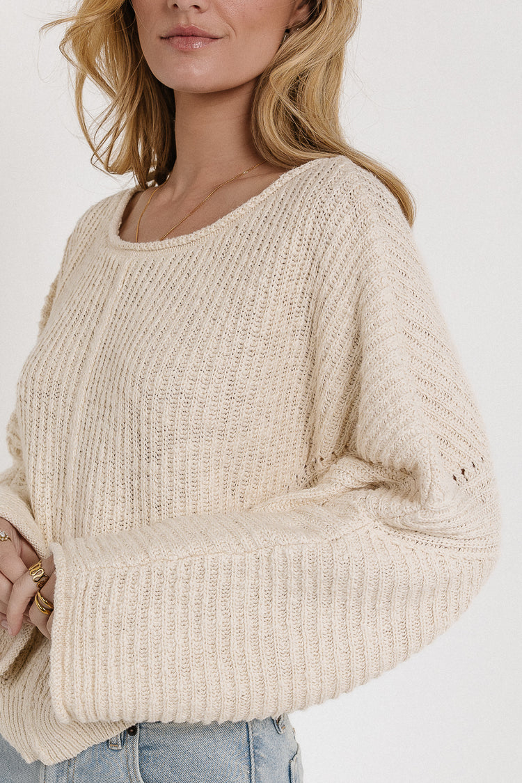 long sleeve knit sweater