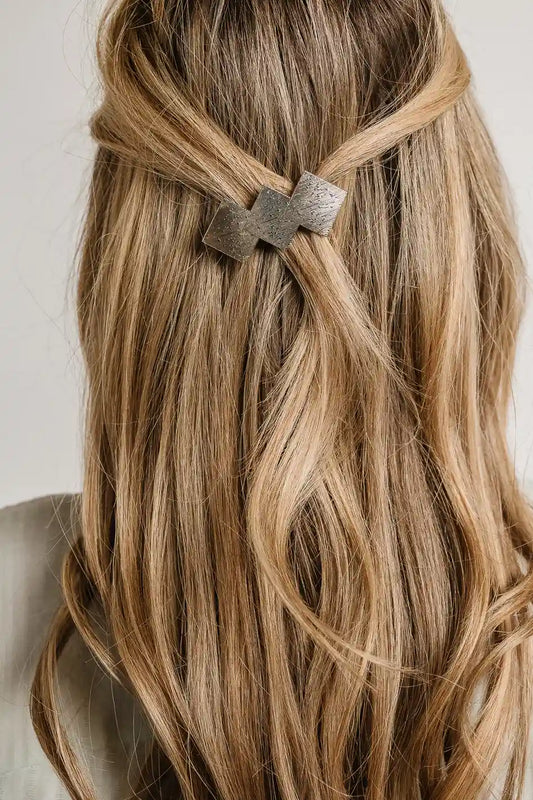 Hair clip in silver 