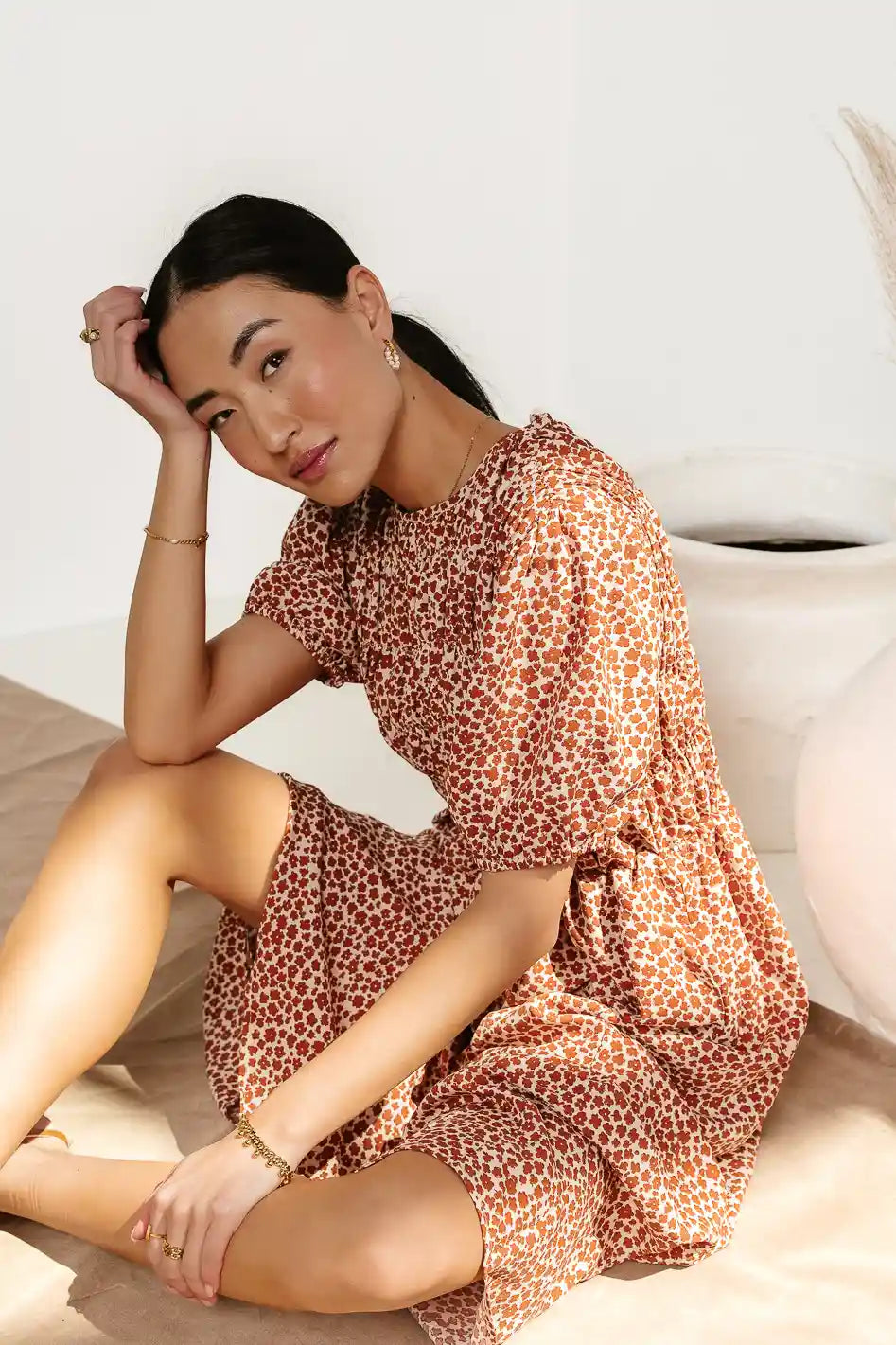 reformation shyla midi dress Shyla Floral Midi Dress