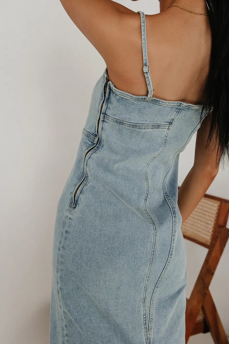 Maxine Denim Midi Dress