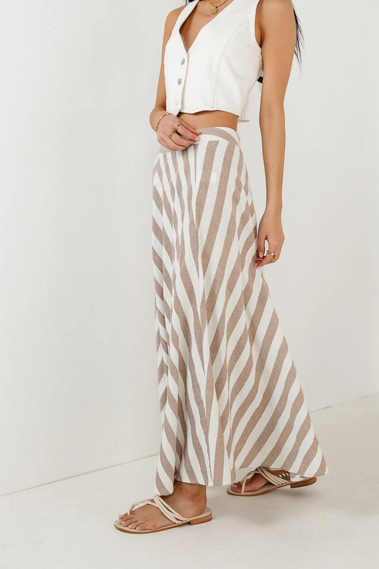 Maxi striped skirt 