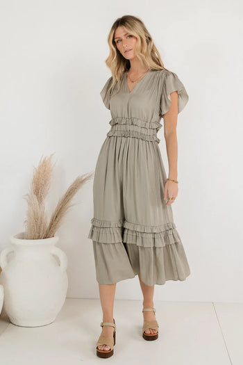 Ruffle detailed dress 