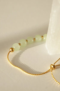 Sage pearls bracelet  