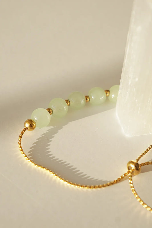 Sage pearls bracelet  