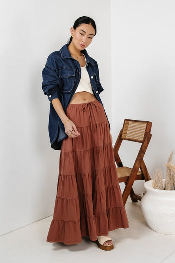 Denim jacket in dark wash 