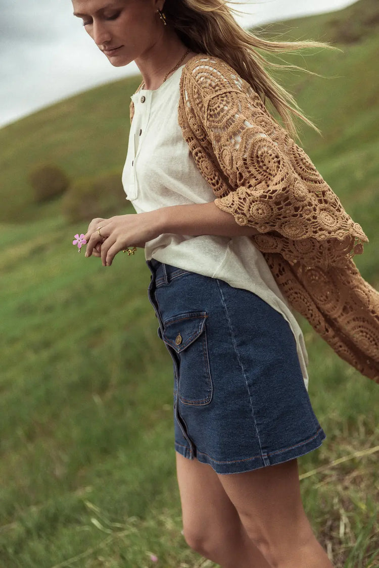 Camel kimono 