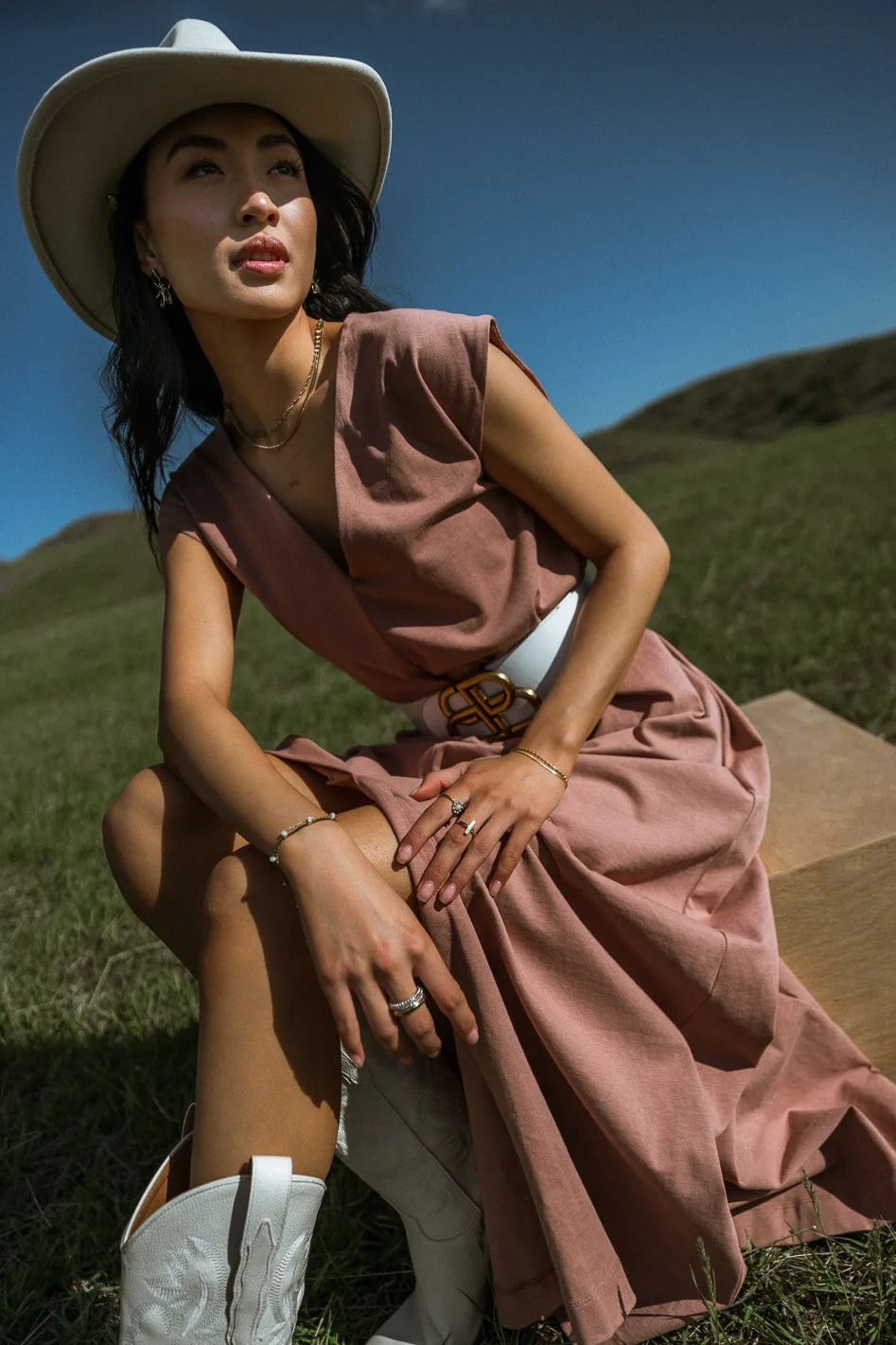 chinese dress ladies Maxi Dress Brick – Fashion Shack Boutique
