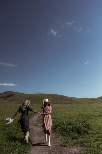 button up front on midi dress