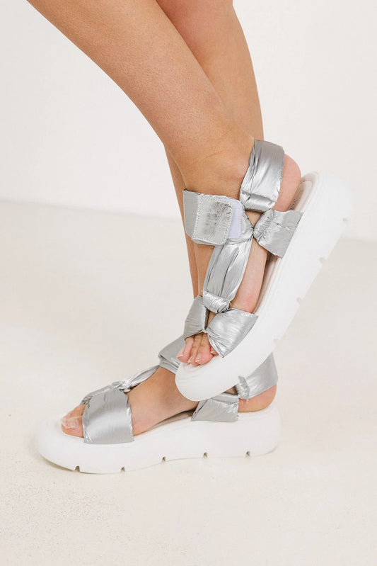 Silver sandals 