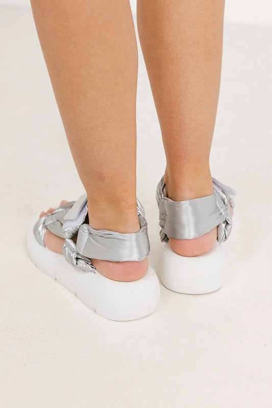 White platform sandals 