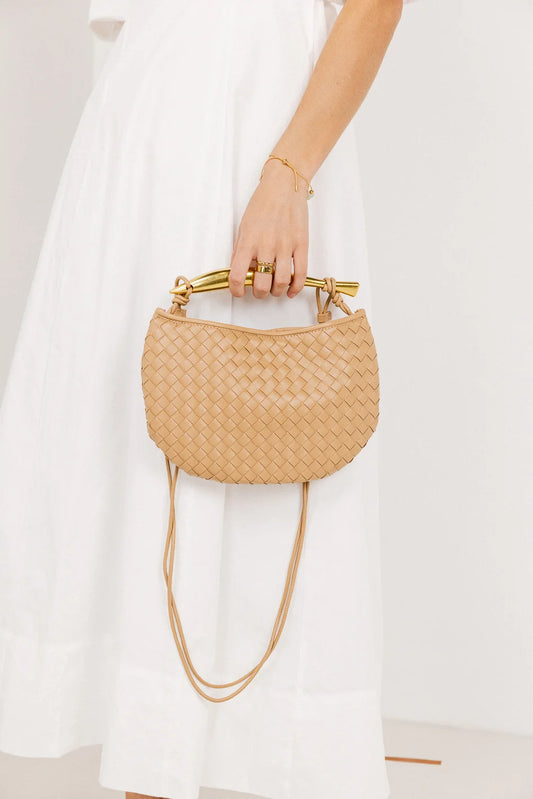 Gold handle bag 