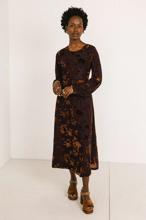 Jane Velvet Midi Dress - FINAL SALE