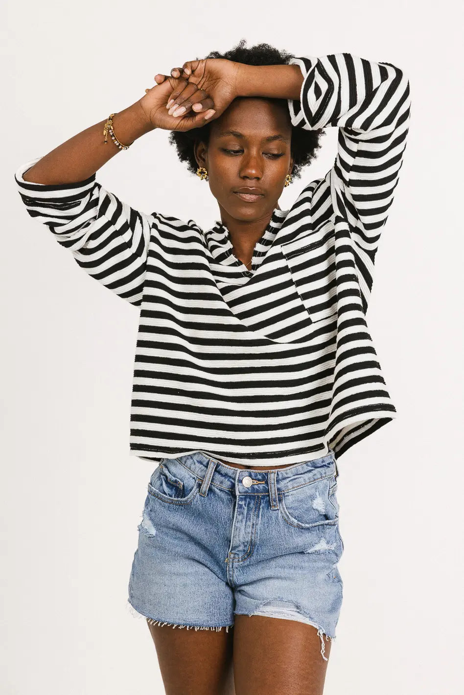 ella short vintage blue