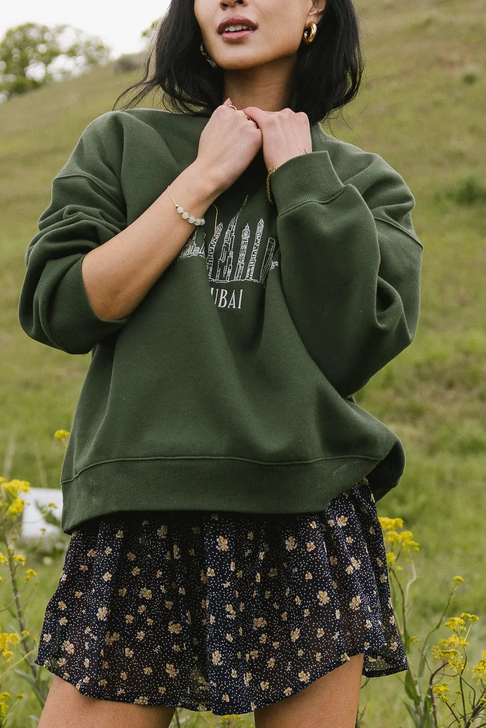 Round neck sweatshirt 