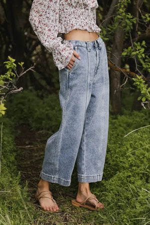Towy Cropped Straight Leg Jeans