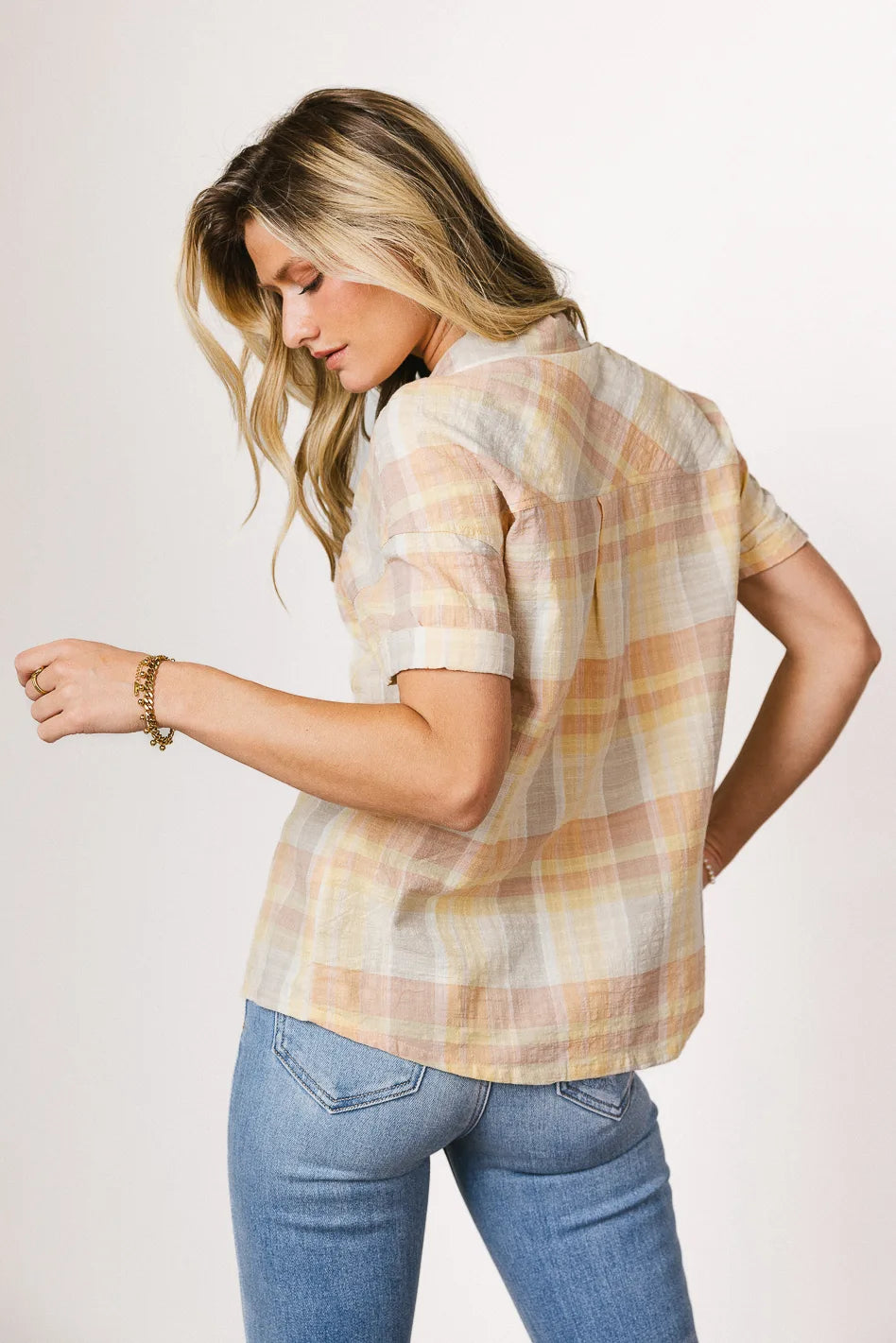 Short sleeves button up in multi colors 