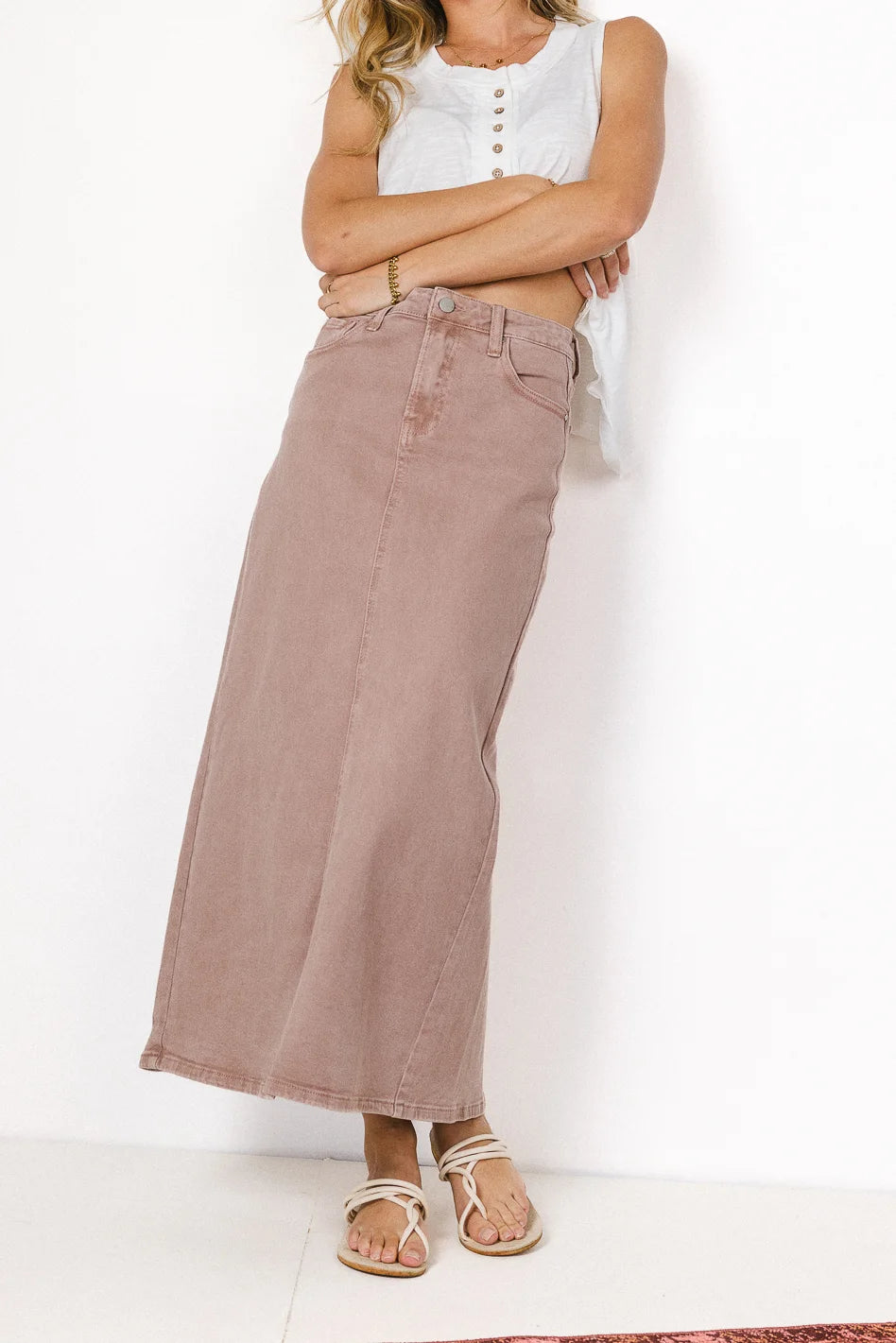 Inoe Cheap Long Plus Size Jean Skirts Motorsportdanmark Dk Rainbow