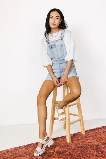 Denim shortalls 